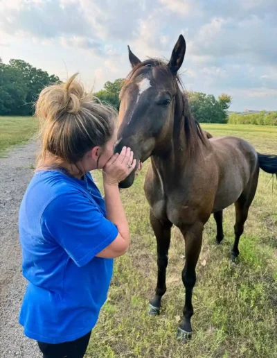 woman with horse